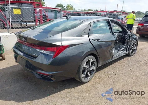 2022 Hyundai Elantra Limited from USA, damaged, VIN 5NPLP4AG2NH071948